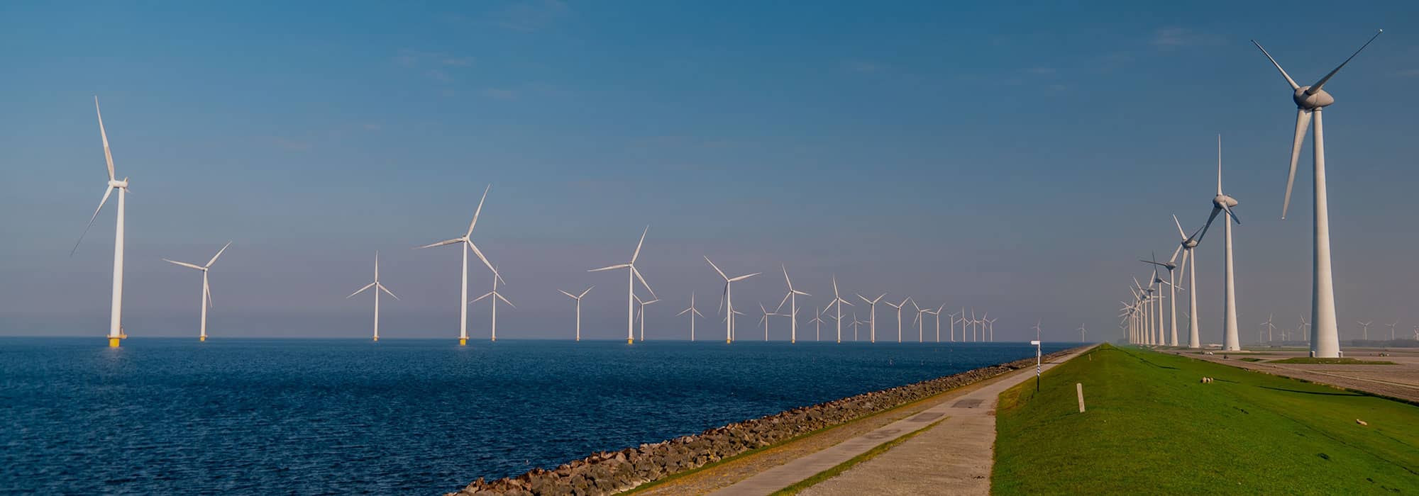 Wind farm in North Wales